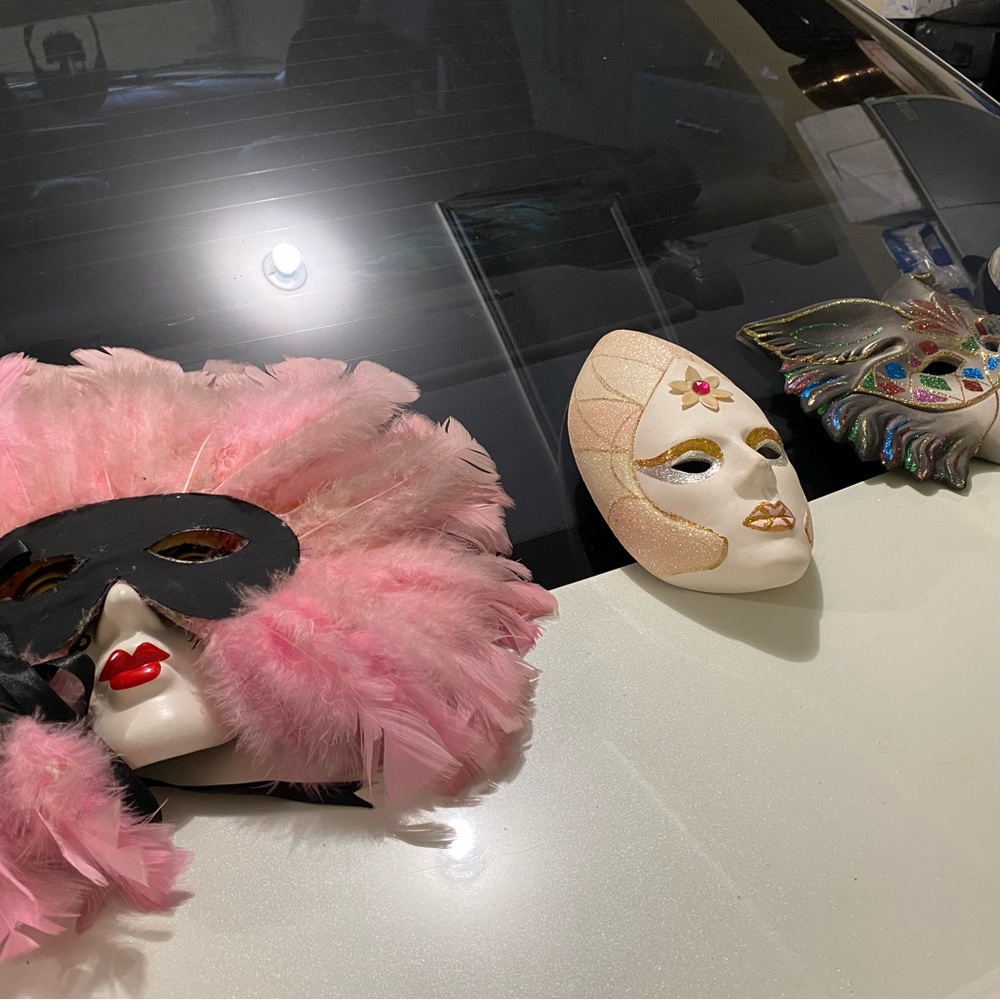 Ceramic hand painted collection MASK. - Picture 3 of 9